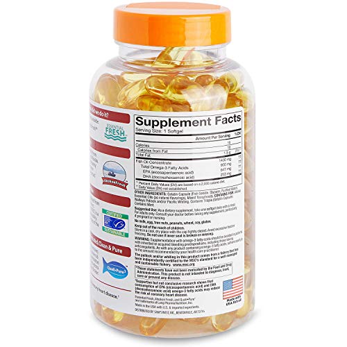 Image of Member's Mark - Omega 3, Fish Oil 1400 mg (900 mg EPA /DHA), Enteric Coated, 150 Softgels