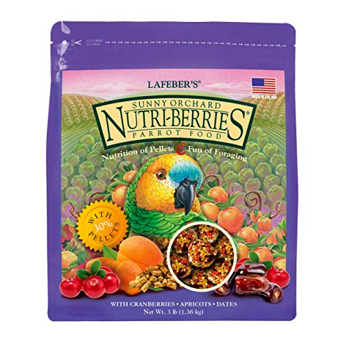 Lafeber's Sunny Orchard Nutri-Berries Pet Bird Food, Made With Non-Gmo And Human-Grade Ingredients, For Parrots, 3 Lb #TOP20