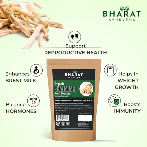 Image of Organic Shatavari Root Powder 200g (Asparagus Racemosus)| Ayurvedic Herbal Supplement for Women's Wellness, Reproductive Health & Fertility| Maintain Hormonal Balance &Boost Immunity | Reduce Stress & Anxiety Support