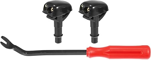 X AUTOHAUX Kit de chorro de pulverización de boquilla de limpiaparabrisas delantero 8265A083 para Mitsubishi Lancer EVO 1995-2005 para Montero