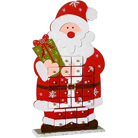 Calendario de Adviento de Papá Noel de Madera WeRChristmas Cover