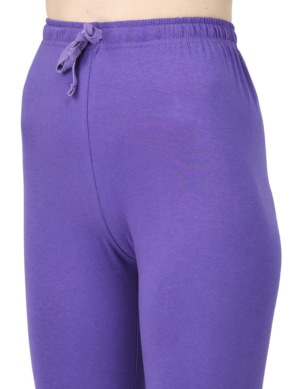 Image of Robinbosky Cotton Churidhar Leggings for Women - Stylish, Stretchable & Flattering Fit for All-Day Comfort
