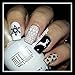 Whats Up Nails - Deer Vinyl Stencils for Christmas Nail Art Design (1 Sheet, 20 Stencils)