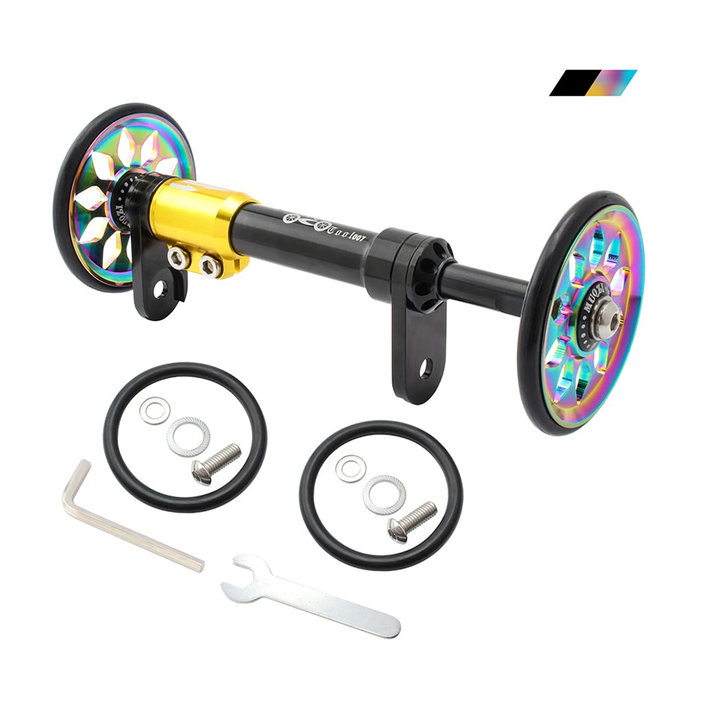 Mllepjdh Extension Easy Easy Wheel Extender Aluminum Alloy Extension Telescopic Compatible with Bro-mpton Extension Telescopic