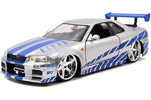 Jada Toys Fast & Furious Brian's 2002 Nissan Skyline R34 Diecast Model