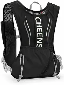 Mochila Ciclismo Hidratação Andar de Bike Correr na rua Squeeze Ciclista Impermeável Running Trilha Corrida Montanhismo Suporte pra bag de 2L