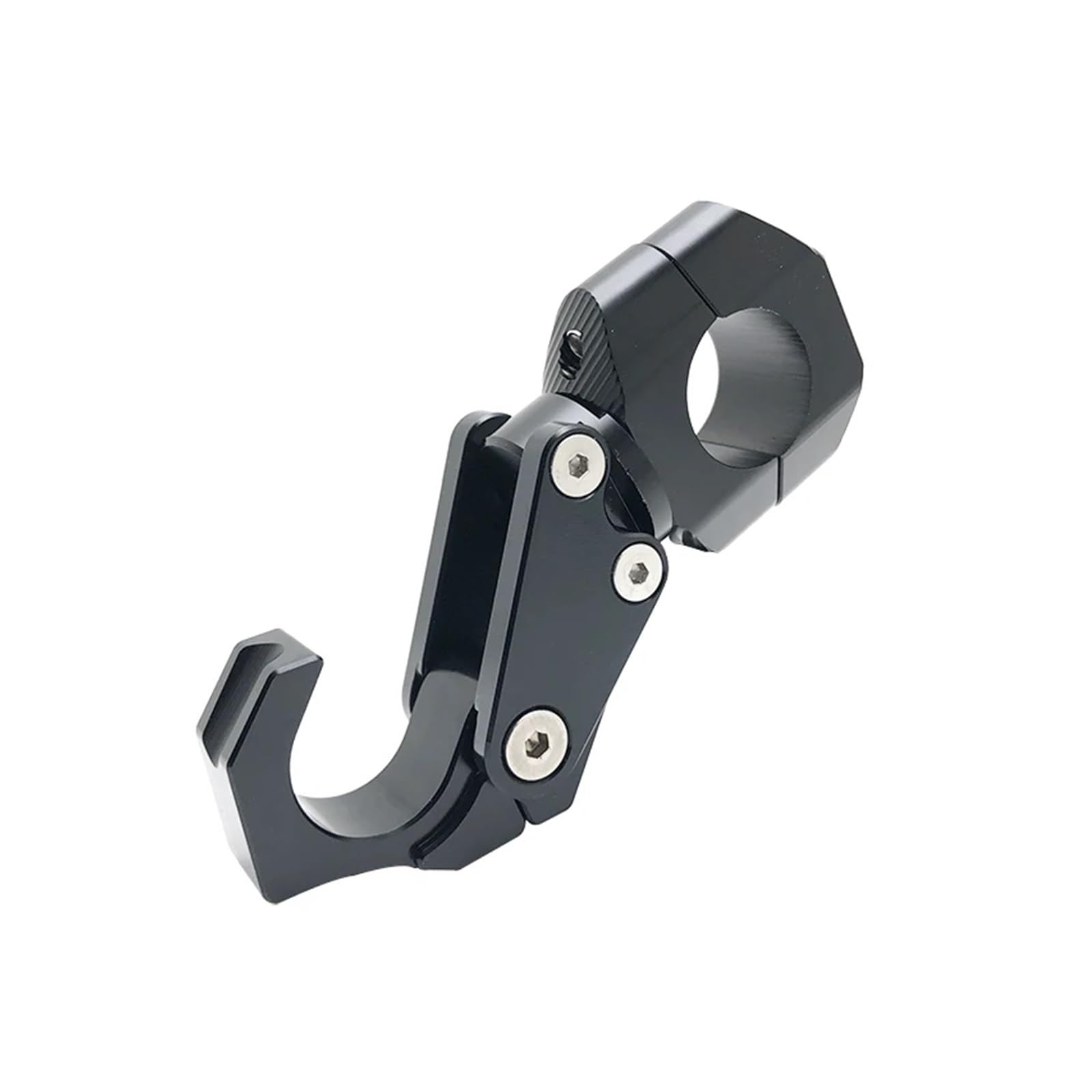 XICHENMU CNC Aluminum Motorcycle Handlebar Luggage Hook Motorcycle Handlebar Storage Hook Scooter Luggage Bag Hanger Helmet Claw Hook Storage Bag Holder(B)