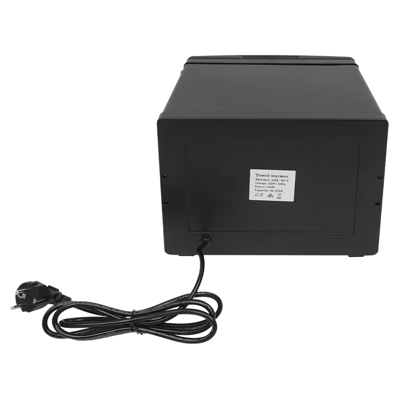 8L Handtuchwärmer,Towel Warmer, Feuchttücher Wärmer,Towel Heater (Schwarz) | 220V Feuchttuch Wärmer, Handtuchwärmer Elektrisch 12 Handtücher, Towel Machine Heater 75–80°C für Spa, Salon und Gastronomie