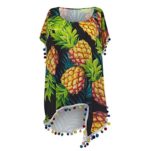 Swimsuit Cover Ups For Women, Women Chiffon Tassel Swimsuit Bathing Suit Beach Loose Bikini Stylish Beach Cover Up Green #TOP1