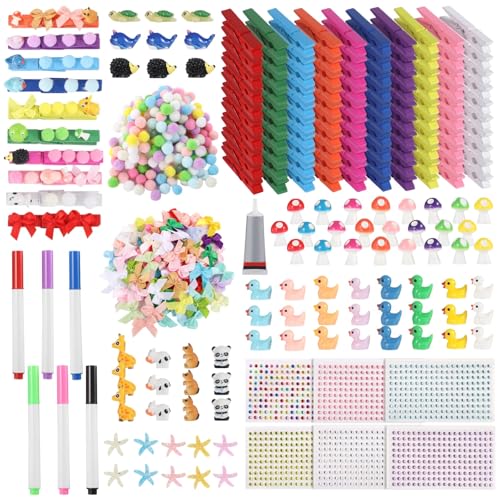 Pinces à encouragement Homaisson : kit d'artisanat 392 pièces pour sacs