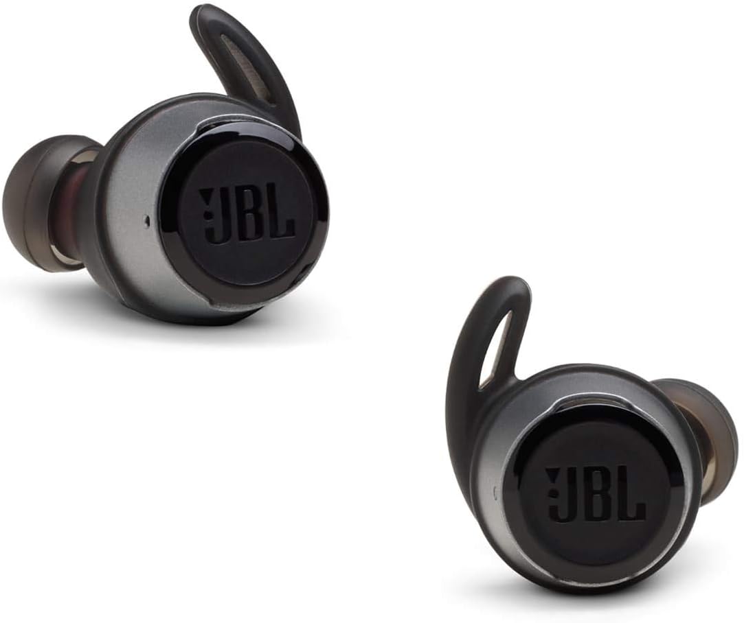 JBL REFLECT FLOW - True Wireless Earbuds, bluetooth sport headphones with microphone, Waterproof, up to 30 hours battery, charging case and quick charge (black)