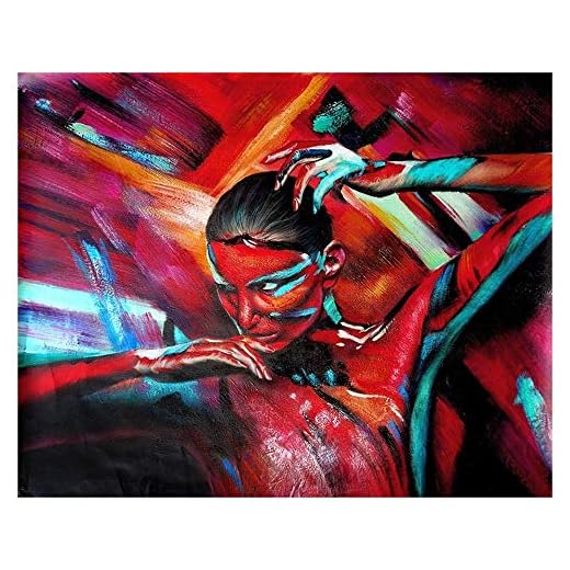 Legendarte C-44 Cuadro Tentación diabólica. Pintura Pintada a Mano. Óleo sobre Lienzo, Multicolor, 60x80