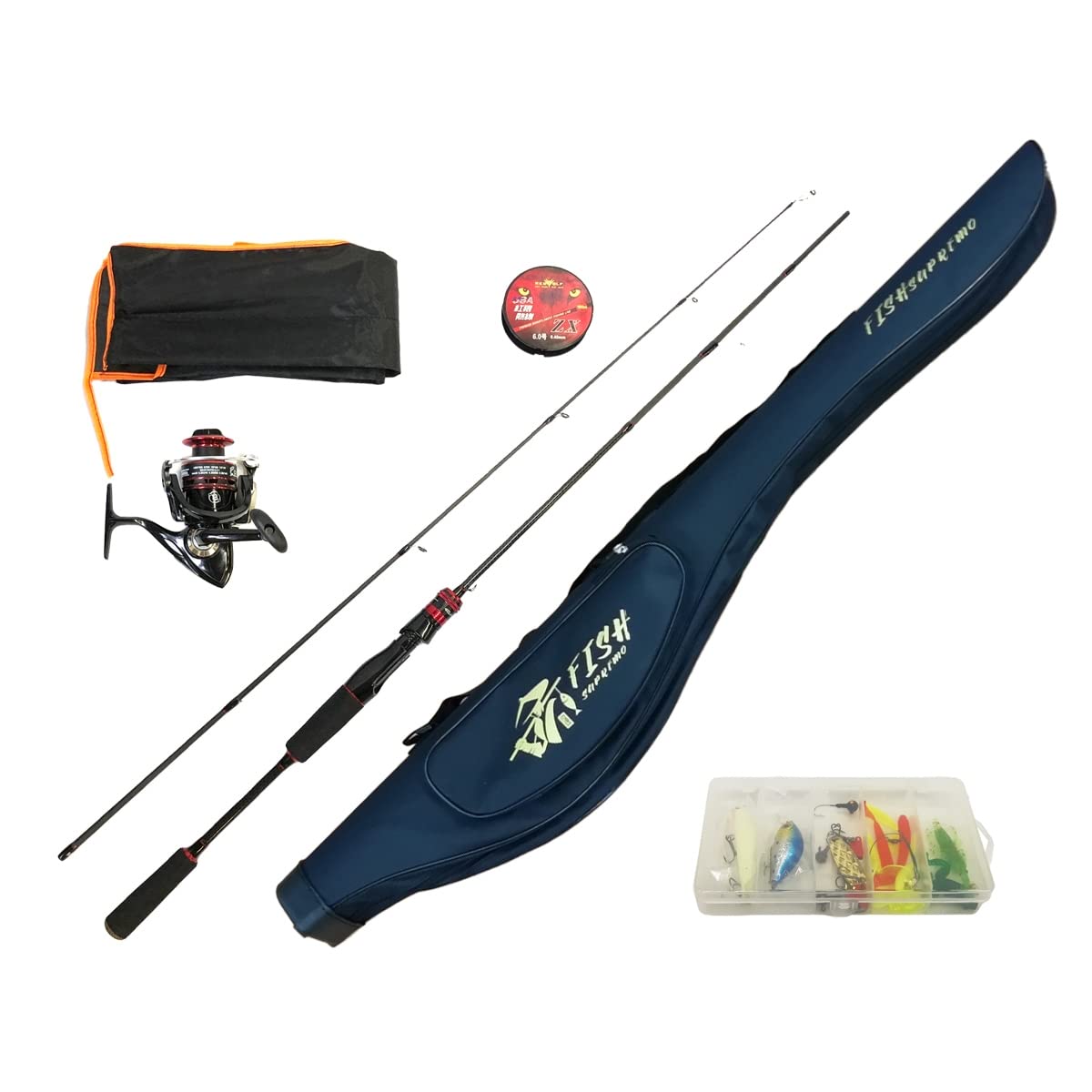 釣り竿 8本セット Amazon | 釣り竿セット 22点 1.8m ロッド 竿 釣竿 釣り竿 釣具
