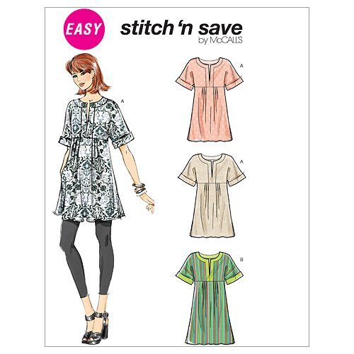 Patrons de tunique et robes ajustables à toutes les morphologies McCall's M6265
