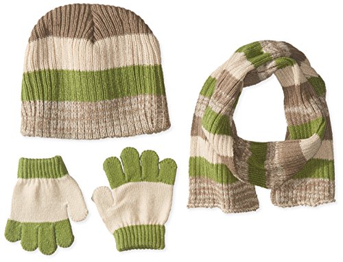 Toby & Company Boys' Pre-Twist Stripe Set, Green, One Size