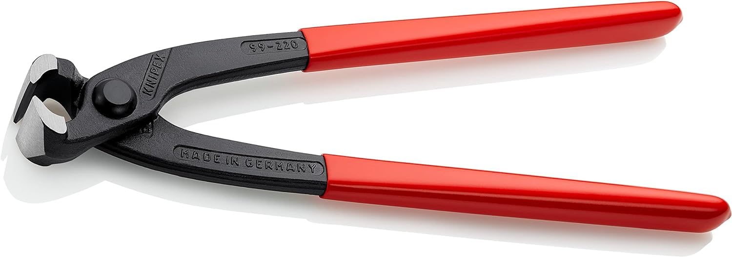 KNIPEX Tenaglia 220 mm 99 01 220 pinza per ferraioli e cementisti rivestiti in resina sintetica
