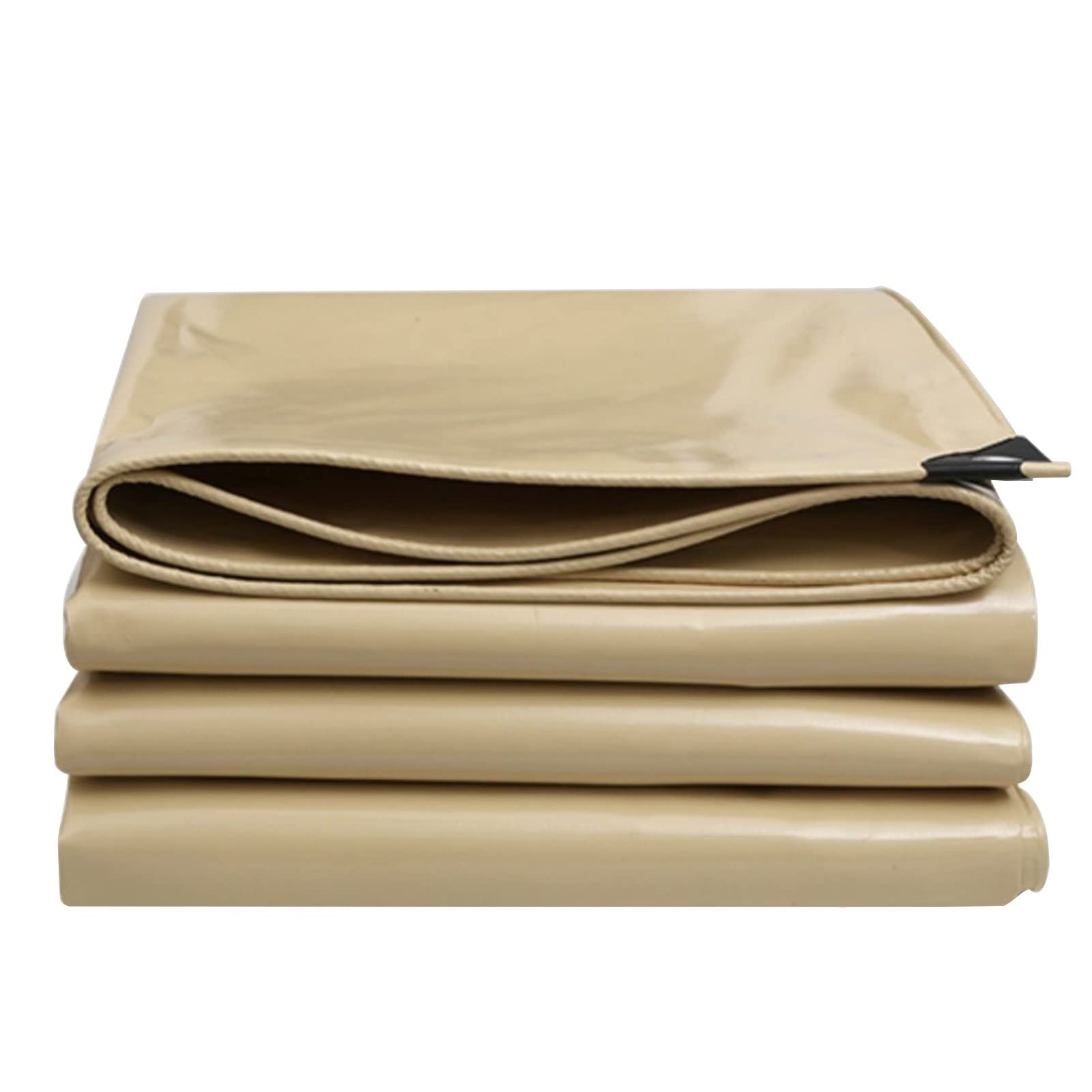 Telone Beige/Telone di Fondo/Copertura Protettiva con Occhielli Rinforzati, Telo Telone Impermeabile Resistente da 500 g/㎡ Copertura Multiuso per Tenda per Uso Esterno (Size : 1x4m)
