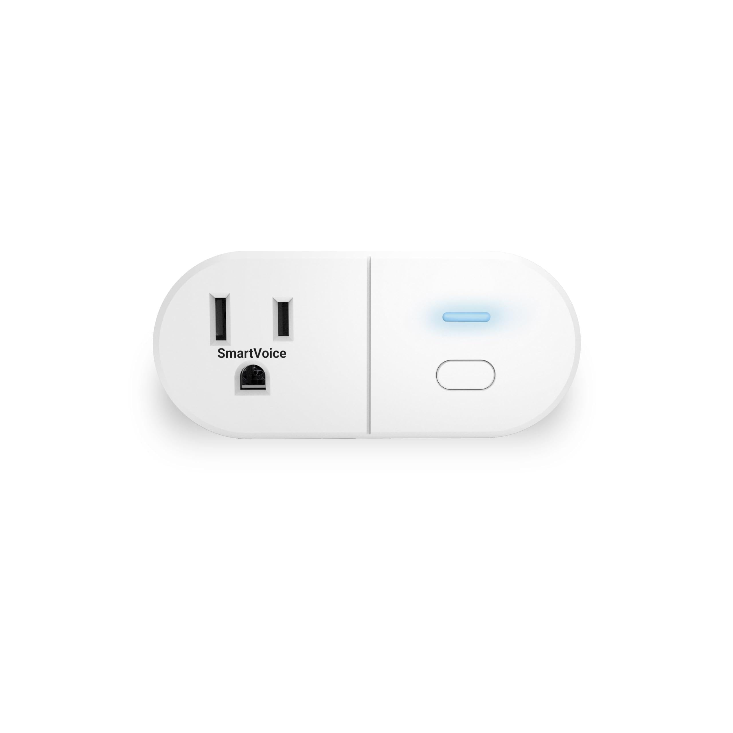 Emerson SmartVoice ES513 Wall Plug, Offline 30+ Voice Control Commands - No APP, No WiFi, No Setup, Smart Outlet Extender for Home and Office, Sleep &