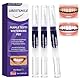 3 Stück Zahnaufhellung Stift, Lila Teeth Whitening Essence Pen, Zähne Aufhellen Flecken Entfernen, Schnelles Bleaching Zähne Anwendungen, Schonend Zahnaufhellung zu Hause