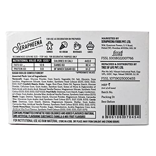 Image of Serapheena Sugar Sprinkles - Monster's Ball, 100g | Cakes and Cupcakes Decoration Kit