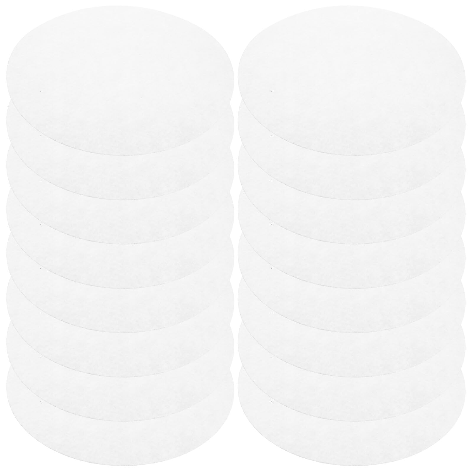50 Piezas Protector De Placa Fieltro Separador De Sartenes Agarraderas para Ollas De Cocina White