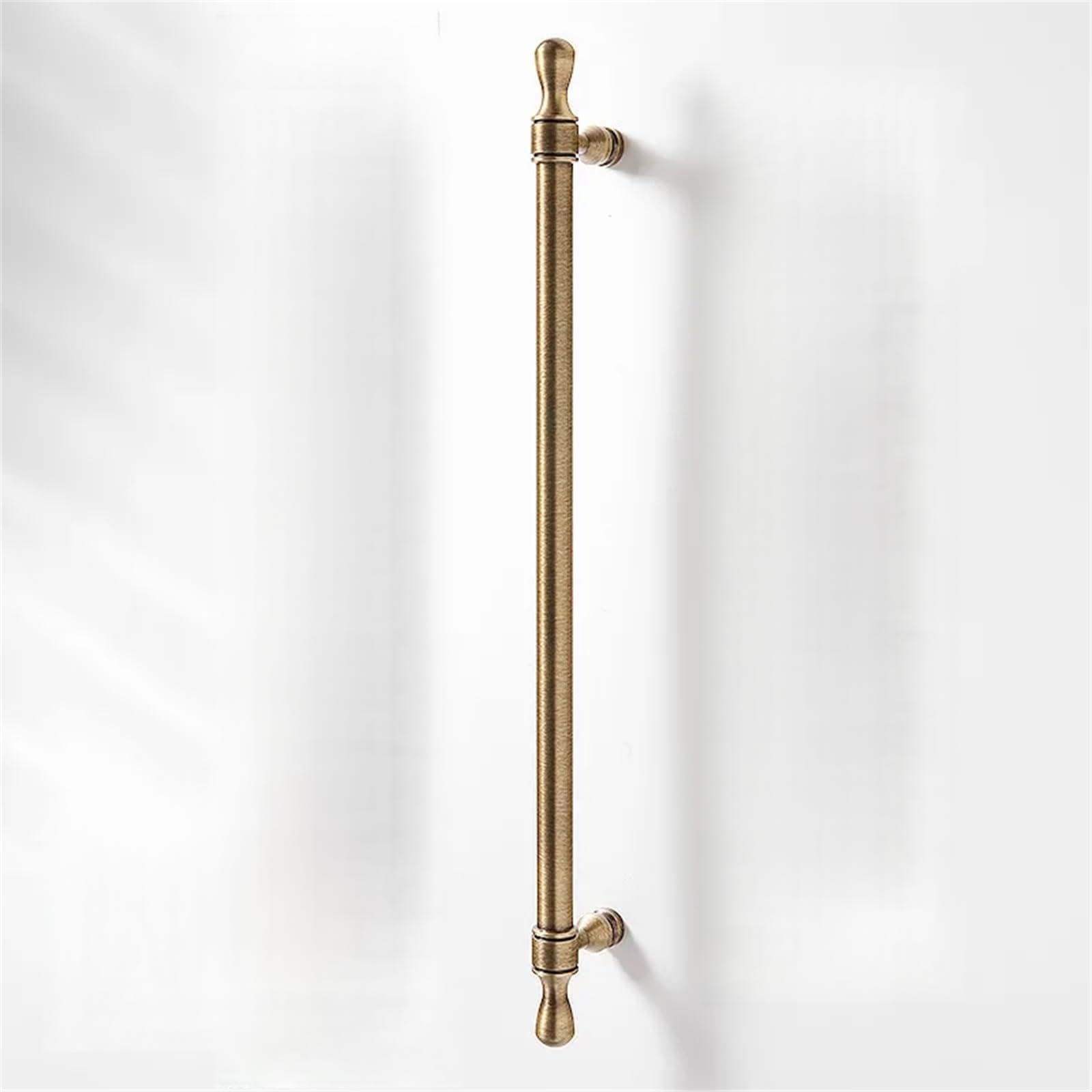Kdhcvkz Ht7527-224Mm 1Pcs Brass Cabinet Handle–Antique Kitchen Wardrobe Pulls Round Single-Hole Drawe And Shoe Rack Knob(Ht7527-224Mm)