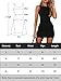 Imagen de Sukiglam Vestido Ajustado Mujer Sexy sin Mangas Cuello Barco Mini Vestidos Verano Elegante Wrap Vestido Corto de Fiesta Casual Elasticidad Slim Fit Vestidos Lápiz para Cóctel Club Streetwear