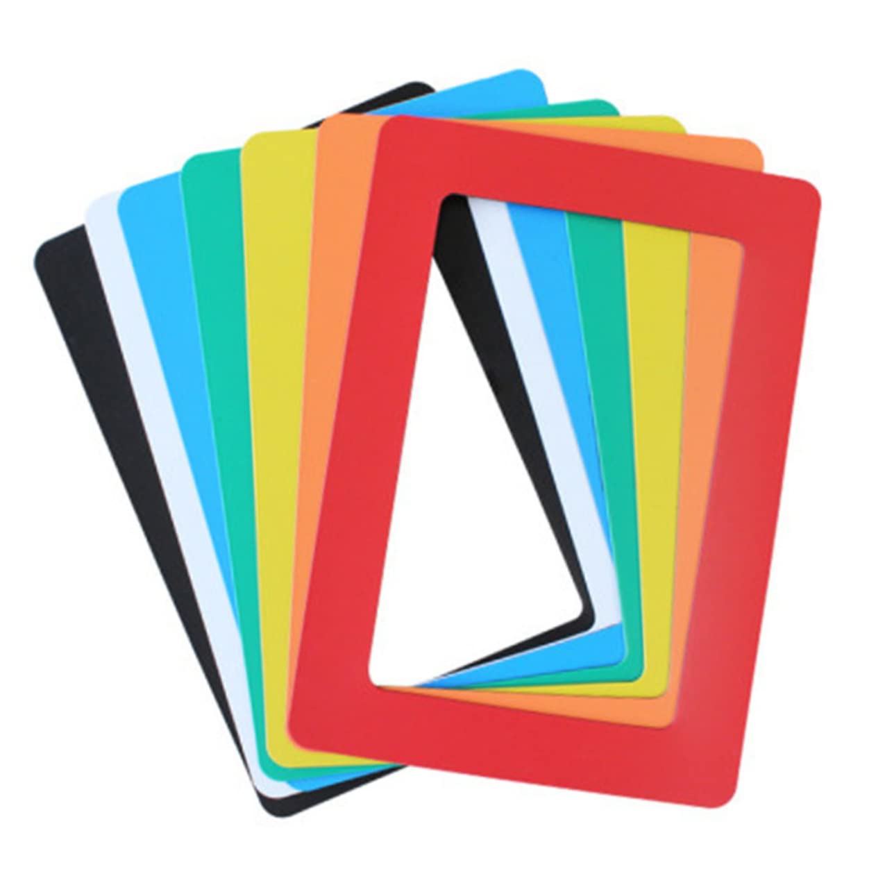 Zerodeko 5pcs Magnetic Photo Frame Stickers DIY Refrigerator Decor Magnetic Picture Frames for Home Easy to Use Random Color Design for Family Friends Photos Random Color