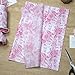 LIAPAWPAW Vintage Floral Tissue Paper, Pink and White Flower Pattern, Botanical Gift Wrapping Tissue Paper for Gift Bags, Craft, Packaging for Wedding, Birthday, Spring Party Decor, 30 Sheets 20x14 in