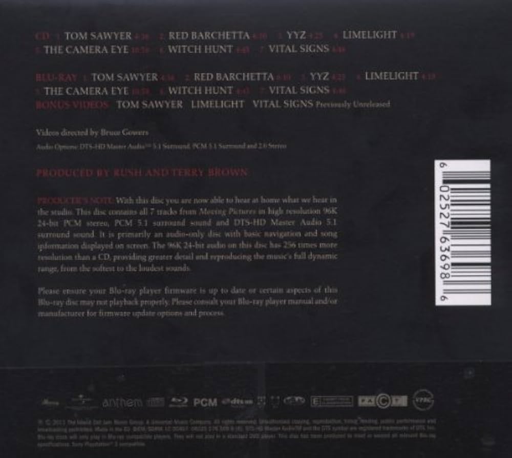 Amazon.co.jp: Moving Pictures -CD+Blry-: ミュージック