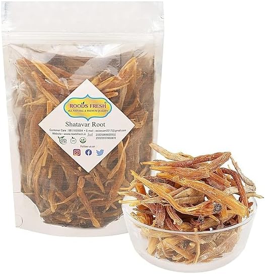 Pack of 1 Sun Dried Shatavari Root - Asparagus Racemosus - Sitawar|Shatawar PILI- SATAWARI -100 gram / 3.52 oz