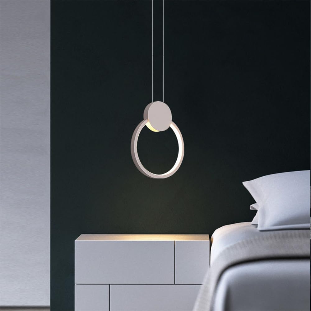 LIGKIN Lampada A Sospensione LED 2 Pezzi – Design Minimalista, 3W Luce Calda, Cavo 150 Cm, Per Sala Da Pranzo E Camera Da Letto