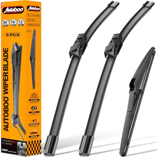 Image of AUTOBOO Windshield Wiper Blade Replacement for Lexus NX200t NX300 NX300h