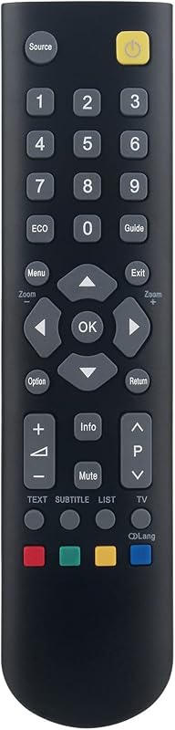 ALLIMITY RC200 Univerzális Távirányító Hannspree TV-khez - Kompatibilis HSG1189 SL40 HSG1187 SK42 SE40 SL32 Modellekkel, 10m Hatótáv