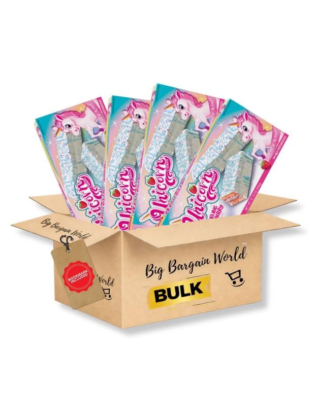 Gift Box Bundled By Big Bargain World Sweet Cake Pink and Purple Snack Cakes, 4 Box bundle - - Bonus Bookmark