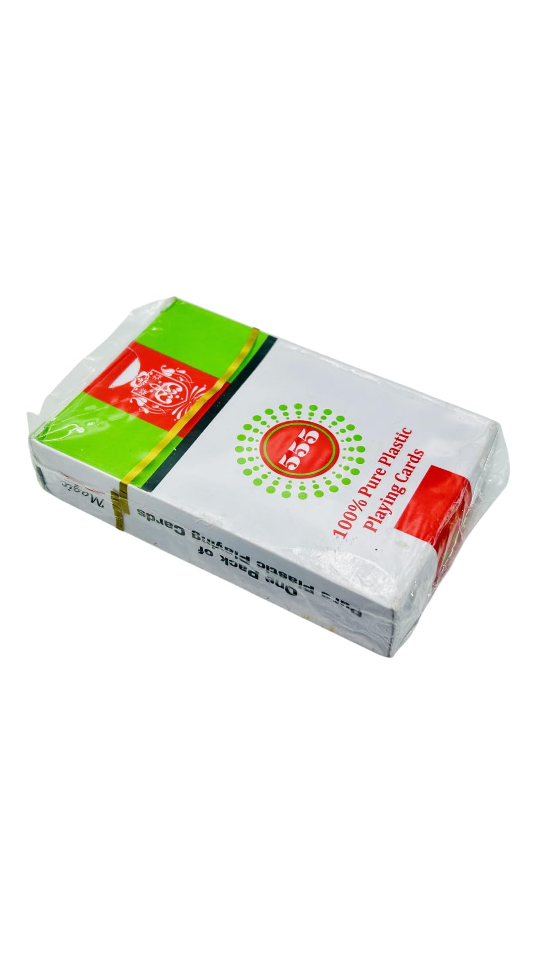 New Card Full Plastic 555 Marked Playing Card Deck for Magic Tricks & Professional Card Cheating - Red