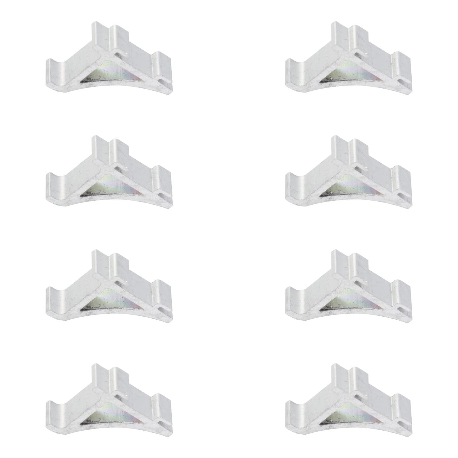 YARNOW 12Pcs Freezer Shelf Clips Refrigerator Support Hooks Easy Install Cooler Shelf Brace Durable Fridge Clips for Home Freezers