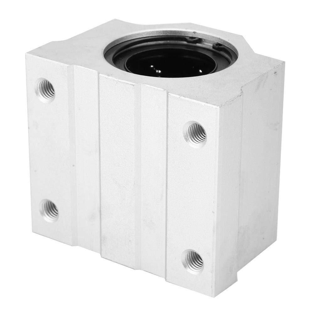 Unità lineare di scorrimento con cuscinetto a sfere 40mm, SC40UU Unità lineare con scorrimento a sfere in alluminio con movimento lineare a sfere 40mm, 70mm