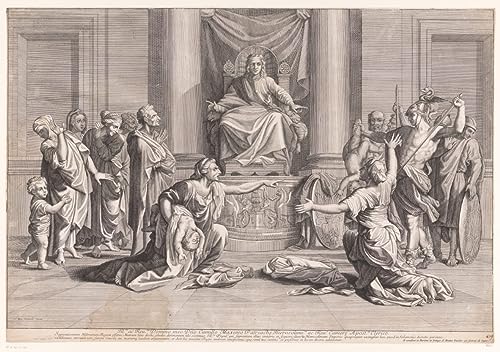 Impression Oordeel Van Jean Dughet affiche sur toile premium de collection 58x90 cm