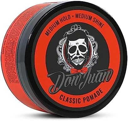 Don Juan Pomade | Medium High Hold | Medium Shine | Water Based | Honey Citrus Scent, 4oz