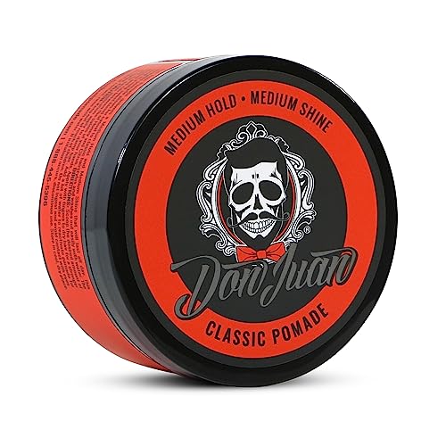Don Juan Pomade | Medium High Hold | Medium Shine | Water Based | Honey Citrus Scent, 4oz