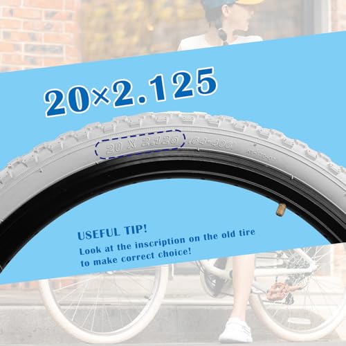 SIMEIQI Pair of Bike Tires BMX for Kids 12.5″/14″/16″/