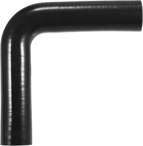 Miniatura 5 de X AUTOHAUX 1.102 in 1.10 "ID 90 grados codo silicona reductor manguera curva Turbo agua intercooler negro