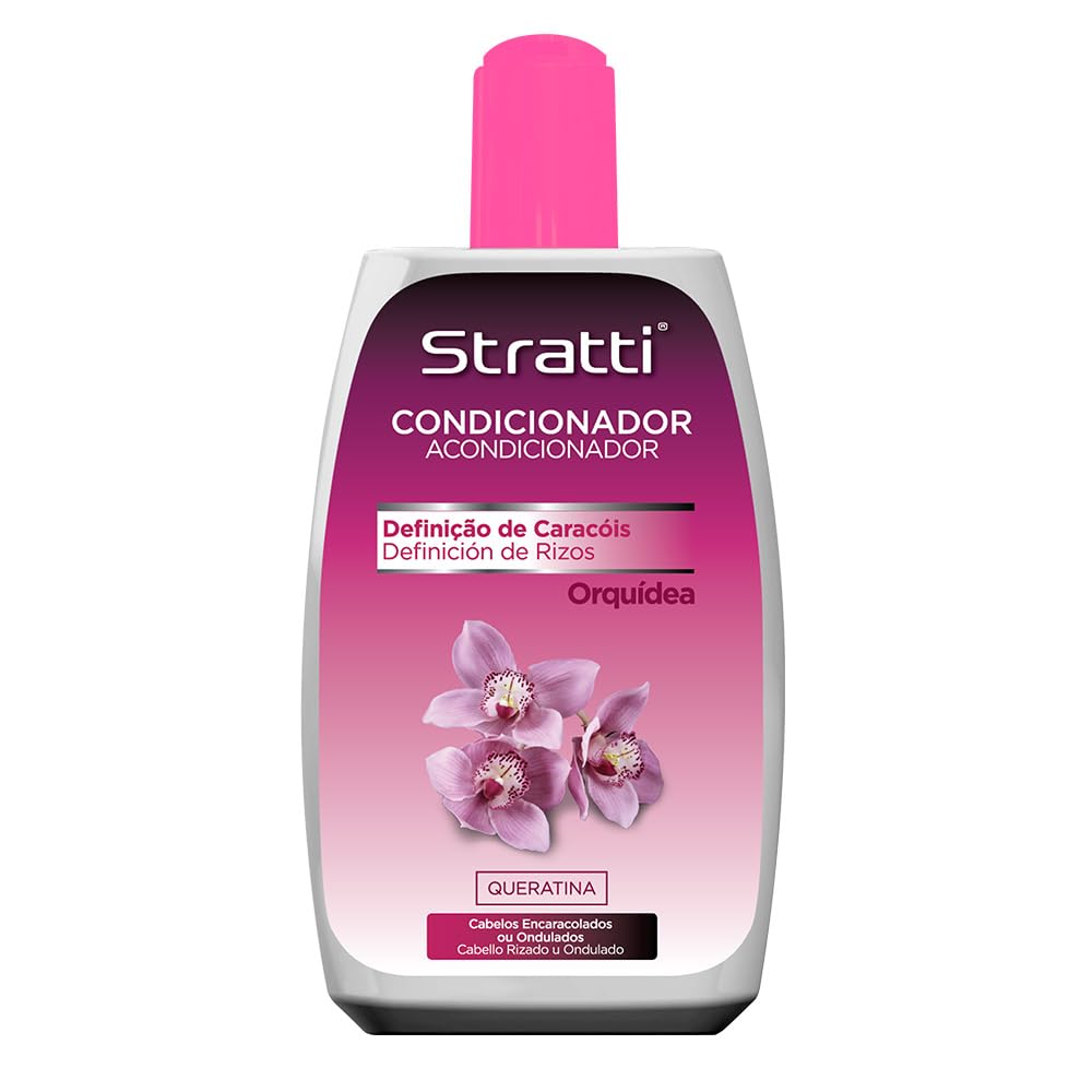 Pack Mantenimiento Stratti Orquídea & Keratina con Colágeno 6 productos - Champú sin sal + Mascarilla + Acondicionador + Crema de peinar + Carga de tratamiento + Gorra térmica