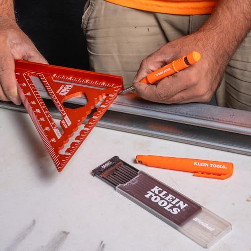Klein Tools 86502 Skribes Refil de grafite para lápis de carpinteiro mecânico de 2,8 mm, grafite par