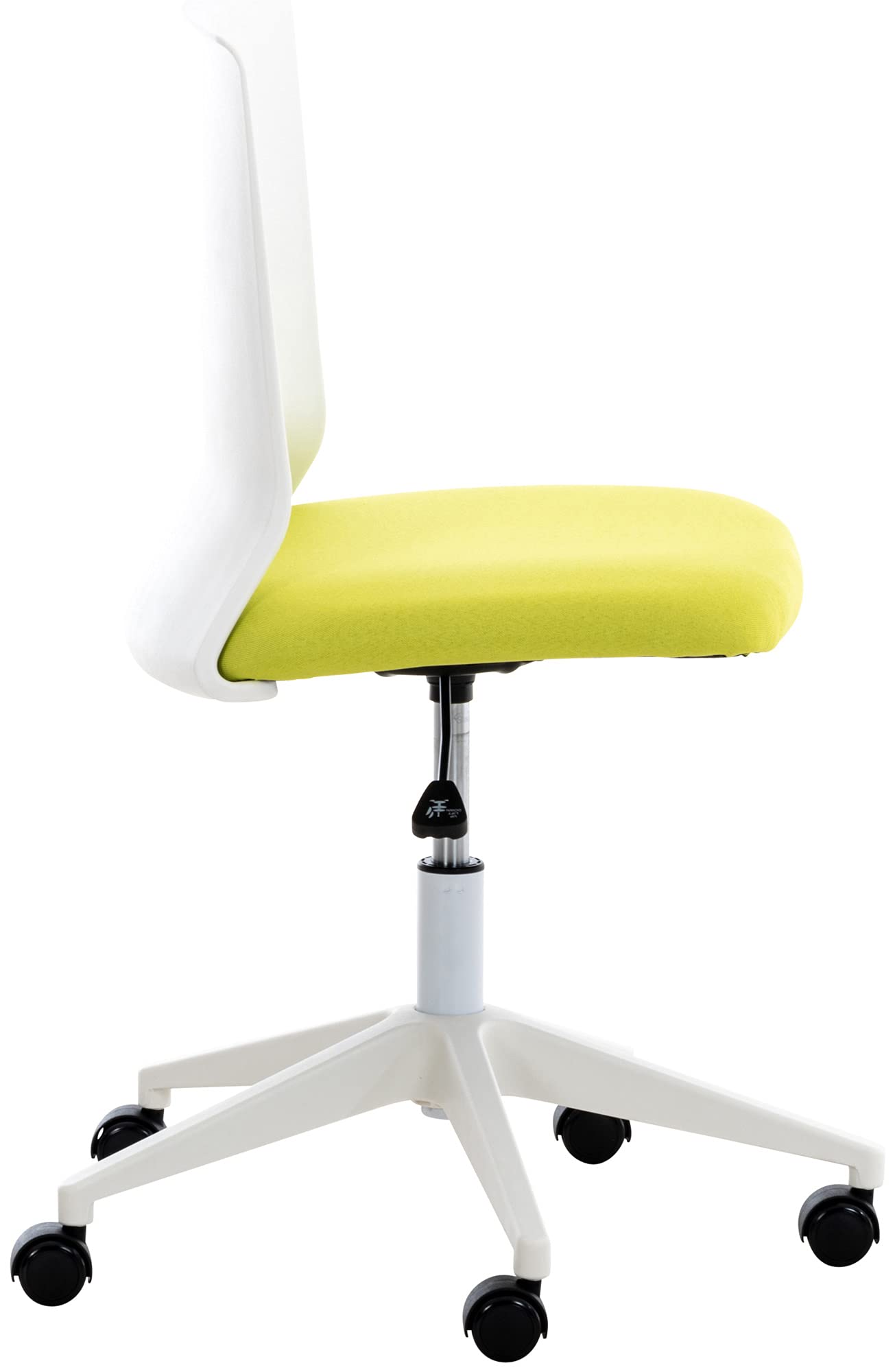 CLP Chaise De Bureau Originale Apolda avec Assise en Tissu Ou Similicuir I Fauteuil De Bureau avec roulettes I Hauteur Réglable Et Pivotant, Couleur:Vert, Matériel:Tissu