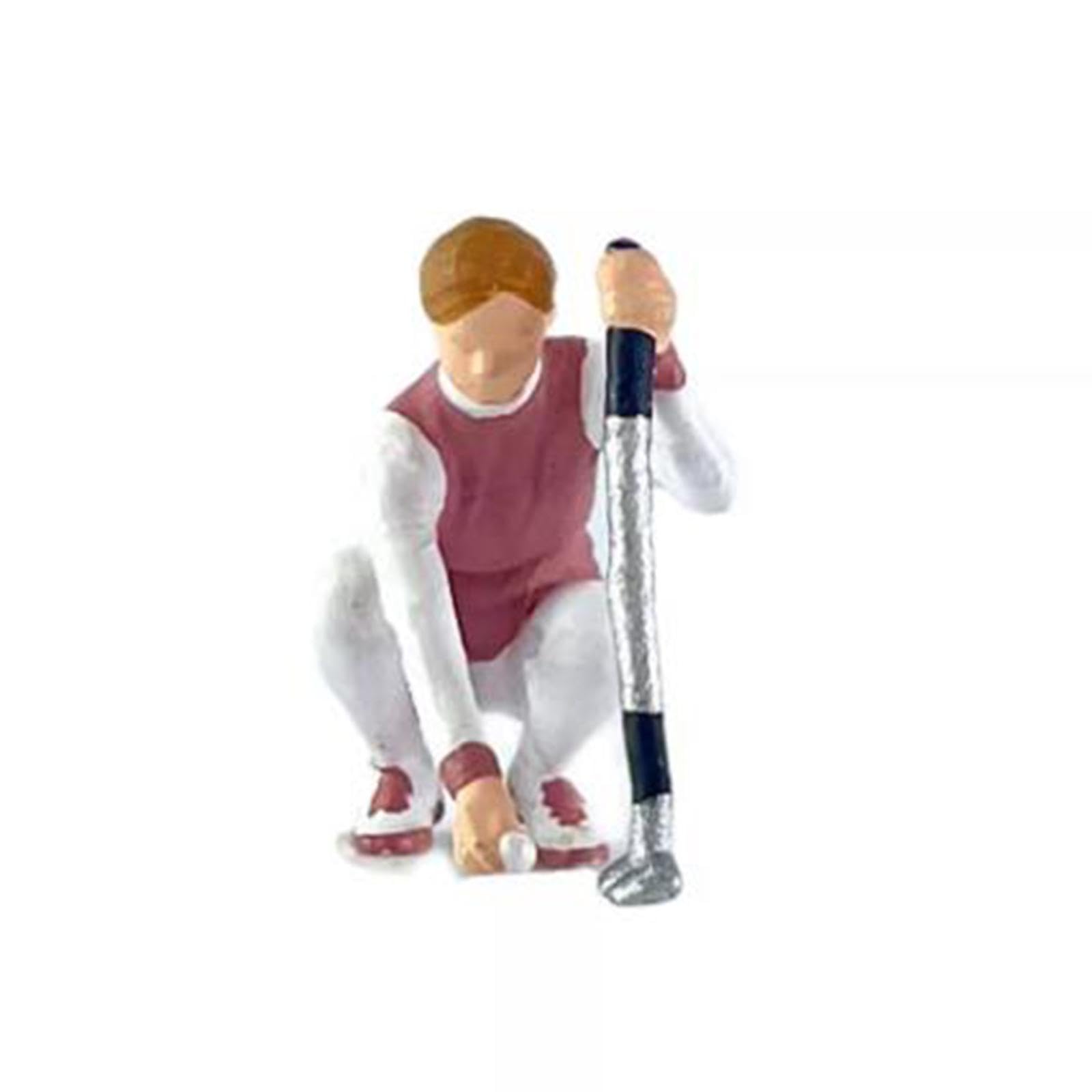 Amazon.co.jp: Oshhni 1/64 樹脂ゴルファー ミニチュア