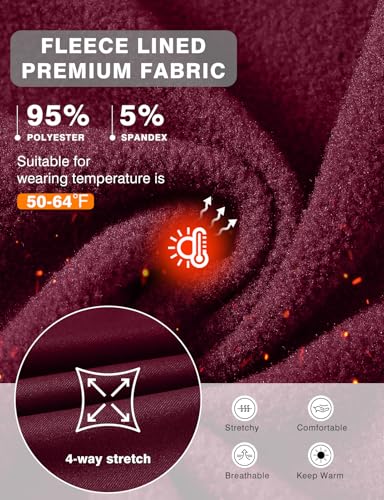 Rdruko Men's Fleece Lined Tracksuits 2 Piece Set Winter Athletic Casual Sweatsuits Full Zip Jogging Sweat Suit Sets3