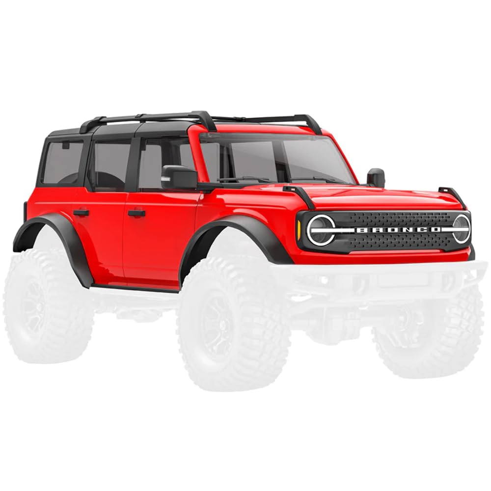 Amazon.com: Traxxas 9711 Ford Bronco Bodywork Red - 1:18 : Toys