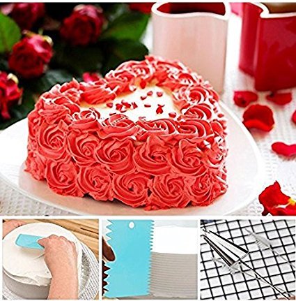 AideMeng - Set di 42 pezzi per decorare torte con